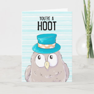 You're a Hoot Owl Personalised Valentine's Day Card