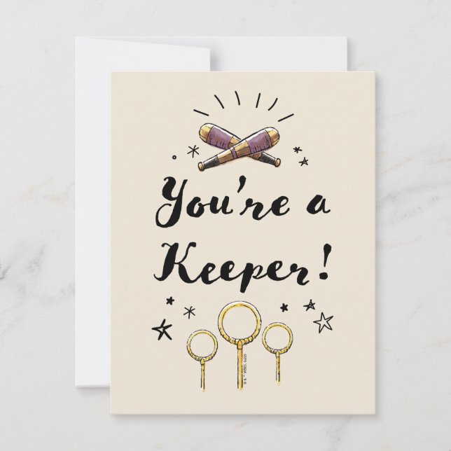 You're A Keeper Card (Front)