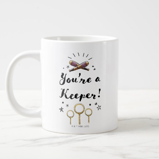 You're A Keeper Large Coffee Mug (Left)