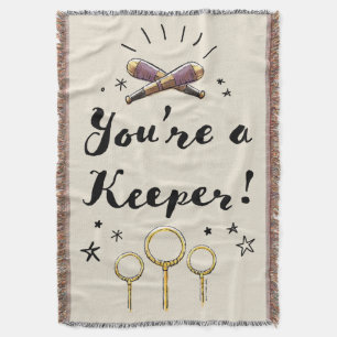 You're A Keeper Throw Blanket
