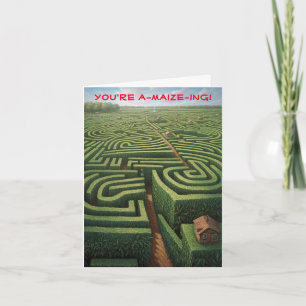 You're a-maize-ing! - Thank You Card