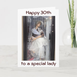 YOU'RE A MODEL FOR US ALL=HAPPY 30th BIRTHDAY Card