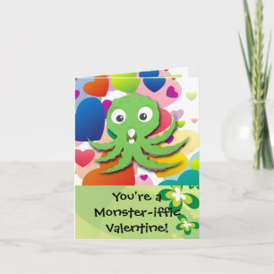 You're a Monster-iffic Valentine Holiday Card