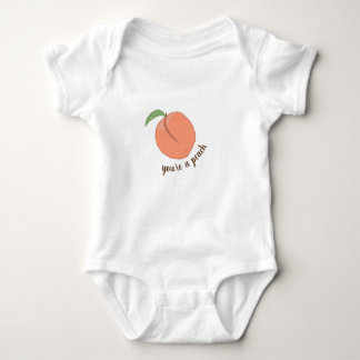 You're A Peach Baby Bodysuit