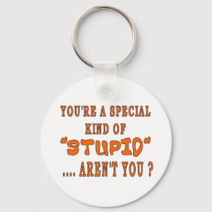 YOU'RE A SPECIAL KIND OF STUPID KEY RING