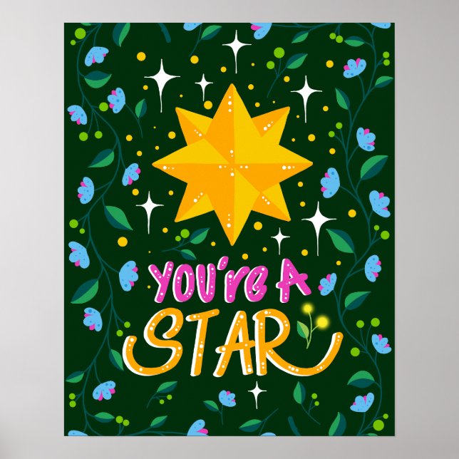 You're a Star - Blue Poster (Front)