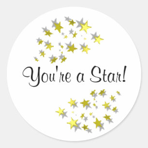 You're a Star! Classic Round Sticker