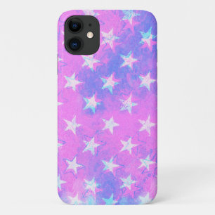 You're a Star Pink Blue Stars Art Phone Case
