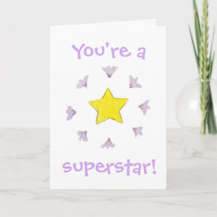 You're a Superstar birthday card