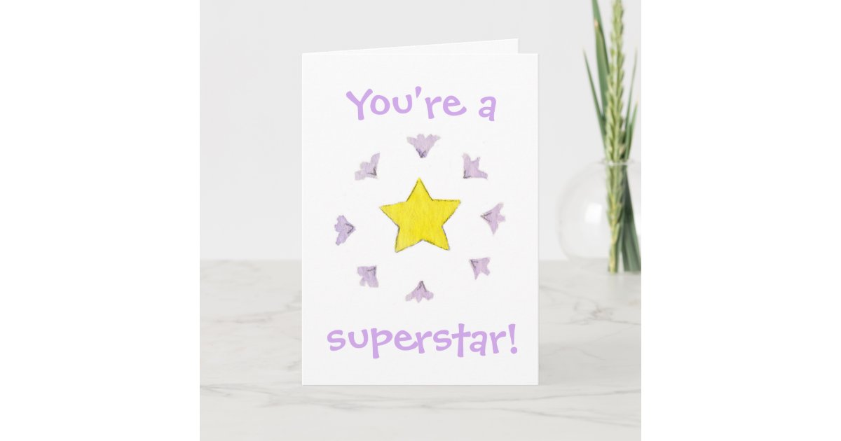 Youre A Superstar Birthday Card Au