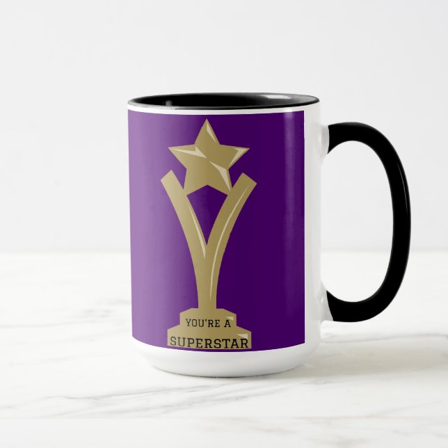 "You're a Superstar" Boss's Day Coffee/Tea Mug (Right)