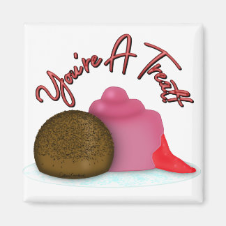 You're A Treat Filled Strawberry Valentine's Day Magnet