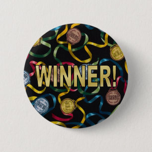 You're a Winner! 6 Cm Round Badge