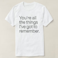 You're all the things I've got to remember 80s Lt