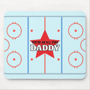 You're an All Star Hockey Rink Personalised Gift Mouse Pad