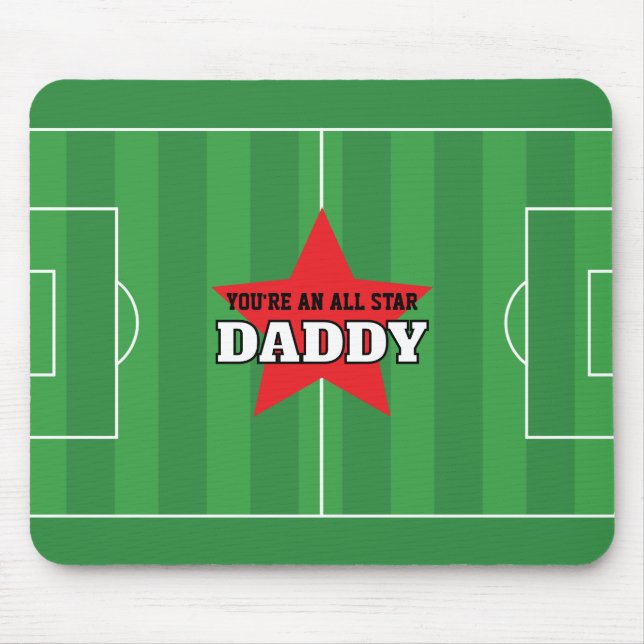 You're an All Star Soccer Field Personalised Gift Mouse Pad (Front)
