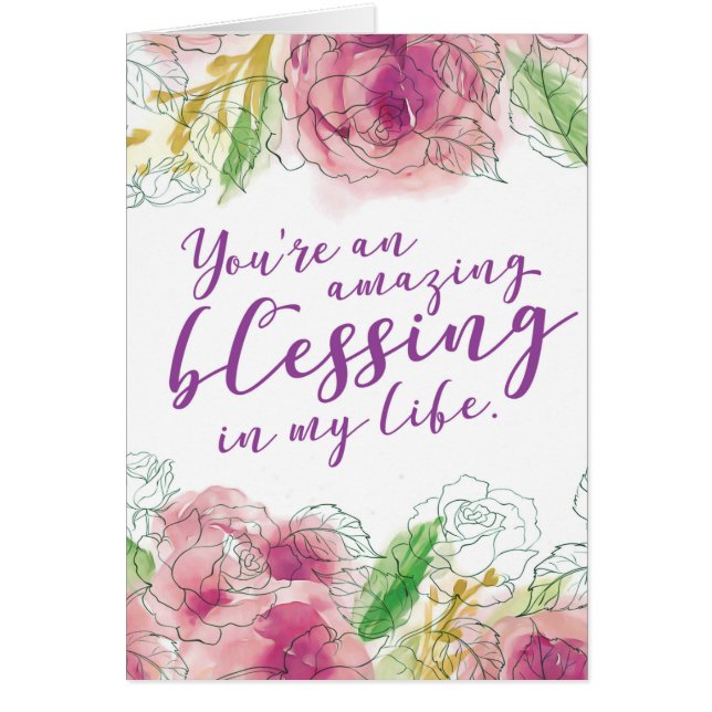 You're an Amazing Blessing in my Life (Front)