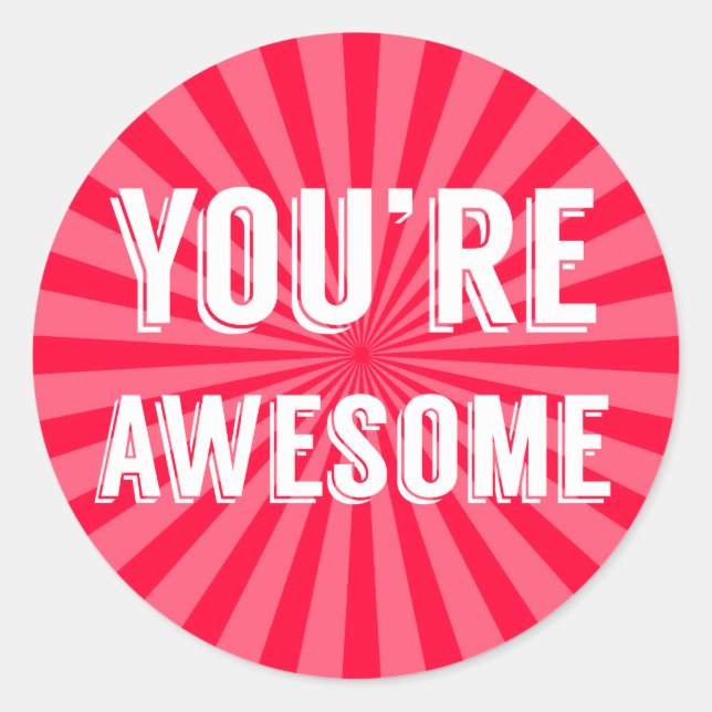 You're Awesome Stickers (Front)
