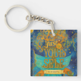 You're Beautiful Key Ring