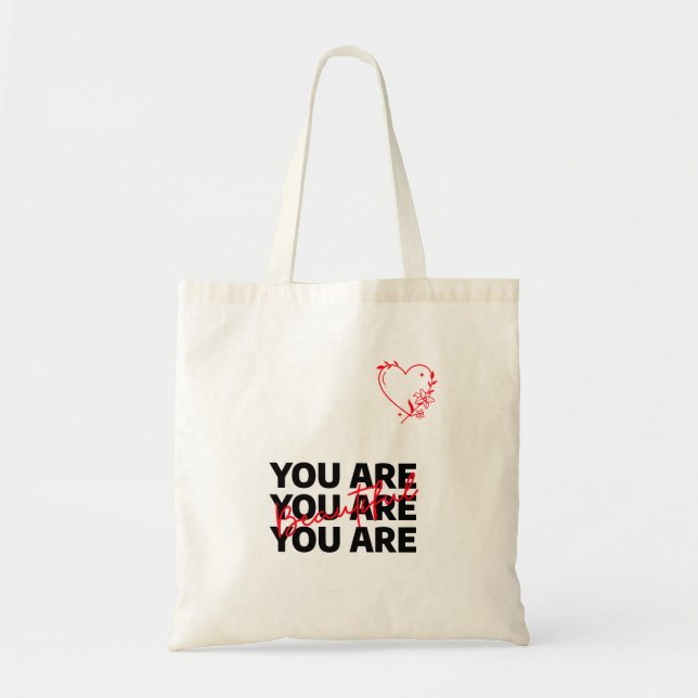 You're Beautiful Tote Bag (Front)