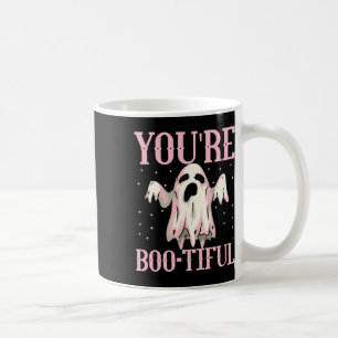 You're Boo-tiful Cute Halloween Boo Ghost Funny Co Coffee Mug