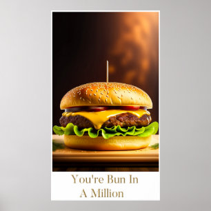 You're Bun In A Million - Large Kitchen Poster