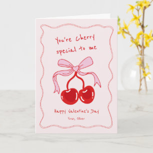 You're Cherry Special To Me Funny Valentines Day Card