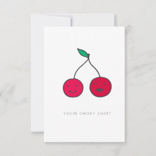 You're Cherry Sweet Valentine Card