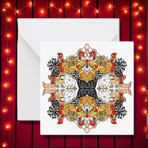 You're Cluckin' Awesome Funny Chicken Pun Humour Card