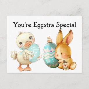 You're Eggstra Special Postcard