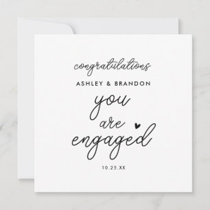 You're Engaged Congratulations Engagement Card