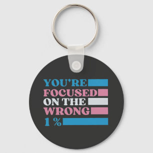 You're Focused on the Wrong 1 Percent LGBT Trans Key Ring