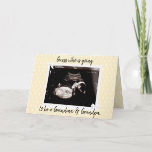 You're going to be an Grandma and Grandpa Card