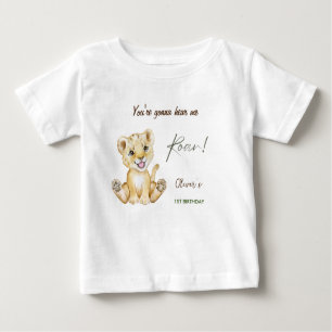 You're gonna hear me roar 1st Birthday  Baby T-Shirt