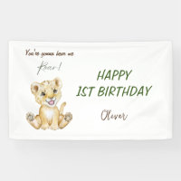 You're gonna hear me roar 1st Birthday 