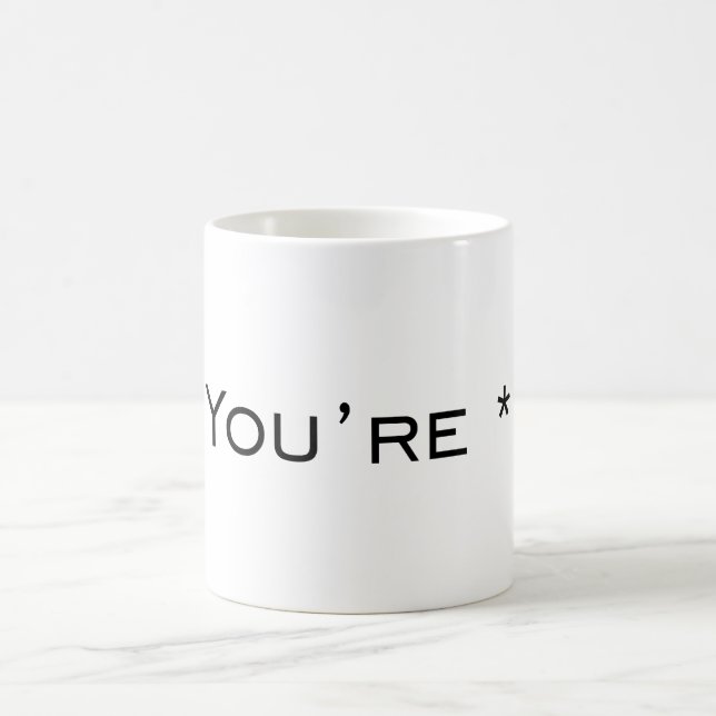 You're - Grammar Correction Coffee Mug (Center)