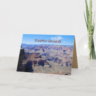 You're Grand!, Grand Canyon Birthday Card