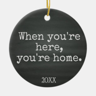 You're Home - Foster Care Adoption Gifts Ceramic Tree Decoration