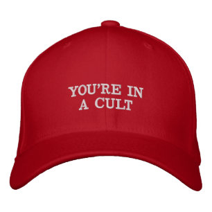 YOU'RE IN A CULT EMBROIDERED HAT