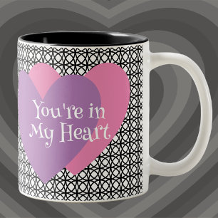 You're in My Heart Two-Tone Coffee Mug