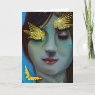 You're In My Thoughts Pretty Lady Card