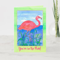 You're In The Pink Flamingo Bird Feel Better