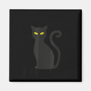 Youre Ing Meowt Me Out Meow Black Cat Halloween Magnet