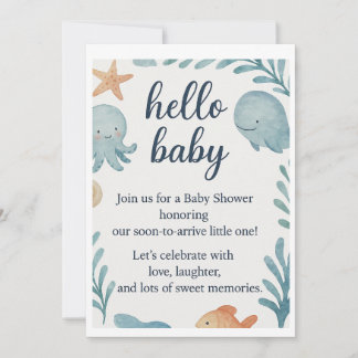  "You're Invited! Baby Shower Invitation Card