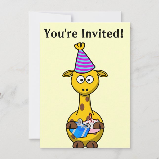 You're Invited Birthday Invitation (Front)