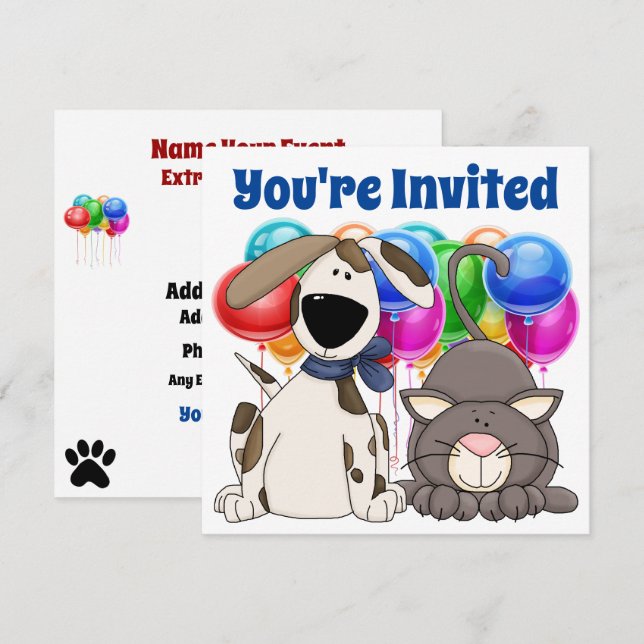 You're Invited ! by SRF Invitation (Front/Back)