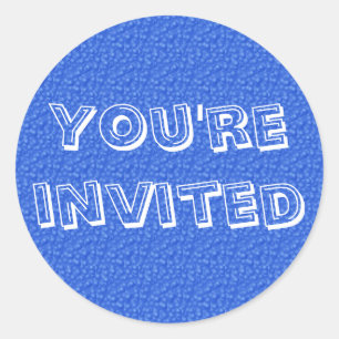 You're Invited Classic Round Sticker