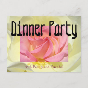 You're Invited Dinner Party Family Friends Obama's Invitation Postcard