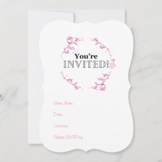 You're Invited! Flat Invitation