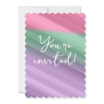 "You're Invited" invitation card.